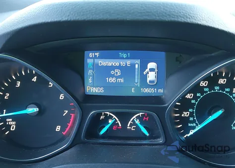 2014 Ford Escape Se z USA, uszkodzony, nr VIN 1FMCU9G98EUA06327